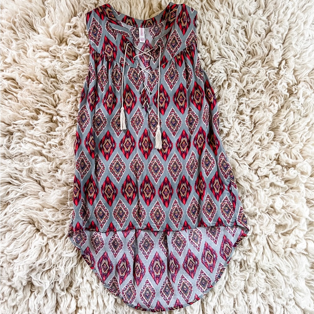 🔥3/$25 XHILIRATION Boho High Low Top NWOT